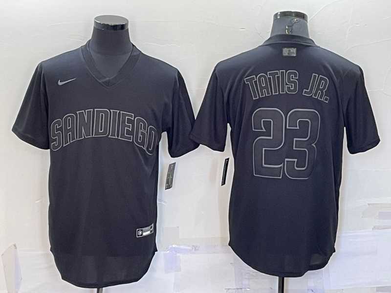 Men's San Diego Padres #23 Fernando Tatis Jr Black Pullover Turn Back The Clock Stitched Cool Base Jersey,We sell and wholesale Men's San Diego Padres #23 Fernando Tatis Jr Black Pullover Turn Back The Clock Stitched Cool Base Jersey on line form chian!